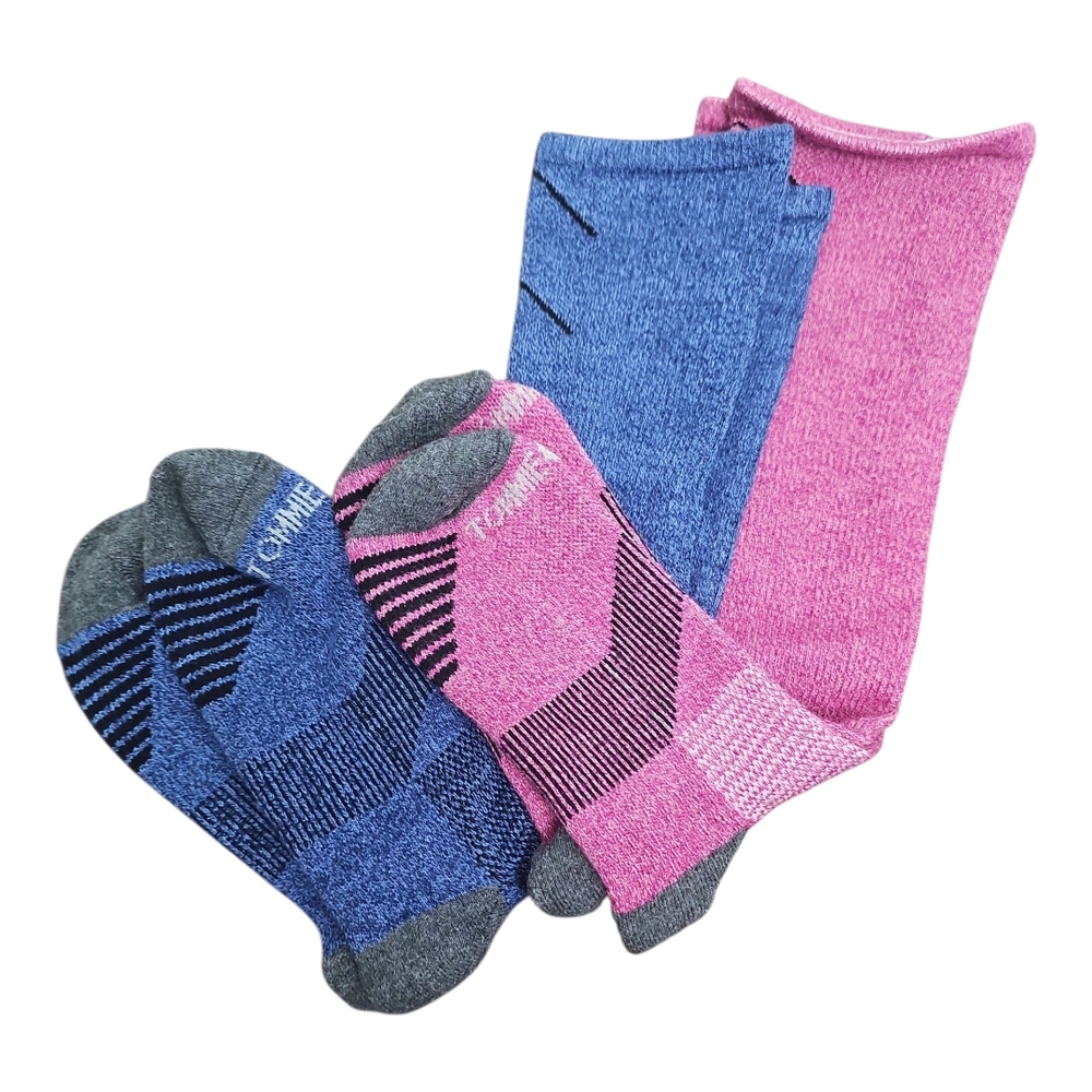 Tommie Copper‎ Women's Socks Blue and Pink NEW